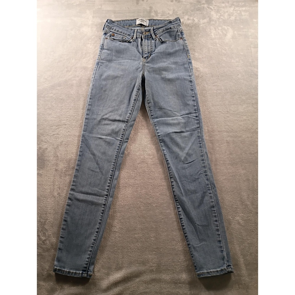 Denizen From Levi's Jeans Womens 28 Blue High Rise Skinny 28x28 Light Wash Denim